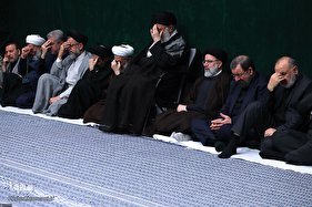 اولین شب عزاداری حضرت اباعبدالله الحسین(ع) در حسینیه امام خمینی(ره)