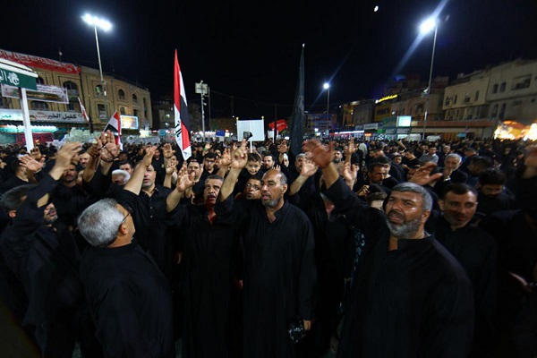 عزاداری هفتم محرم در حرم حضرت عباس به روایت تصویر