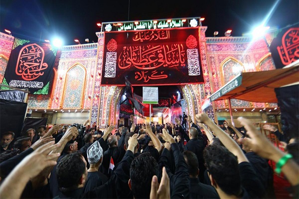 عزاداری هفتم محرم در حرم حضرت عباس به روایت تصویر