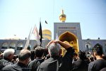 مراسم عزاداری تاسوعا حسینی در حرم مطهر رضوی
