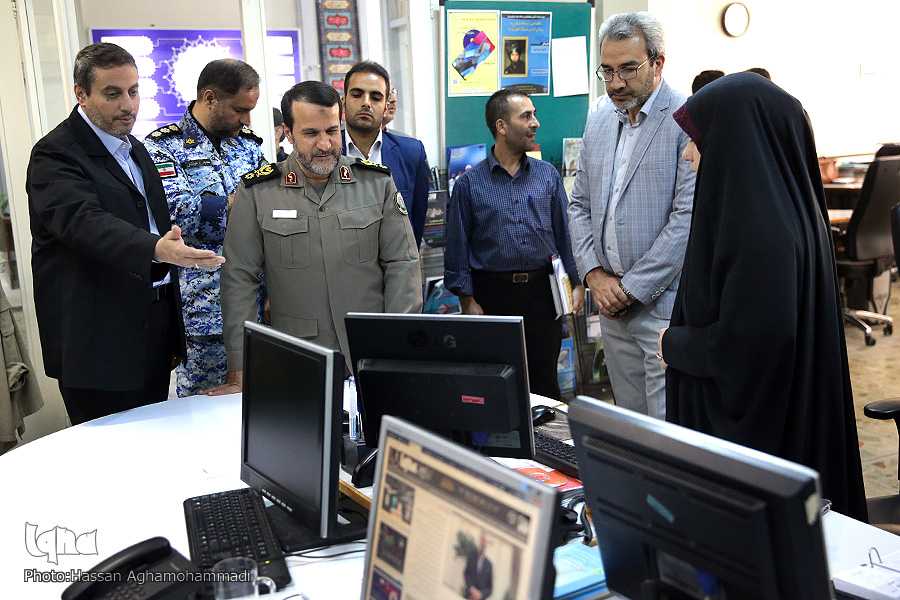 بازدید رئیس بنیاد حفظ آثار و نشر ارزش&zwnj;های دفاع مقدس از ایکنا