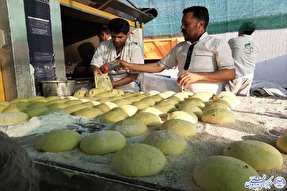 خدمت‌رسانی هیات ابوالفضلی بیرجند به زائران اربعین