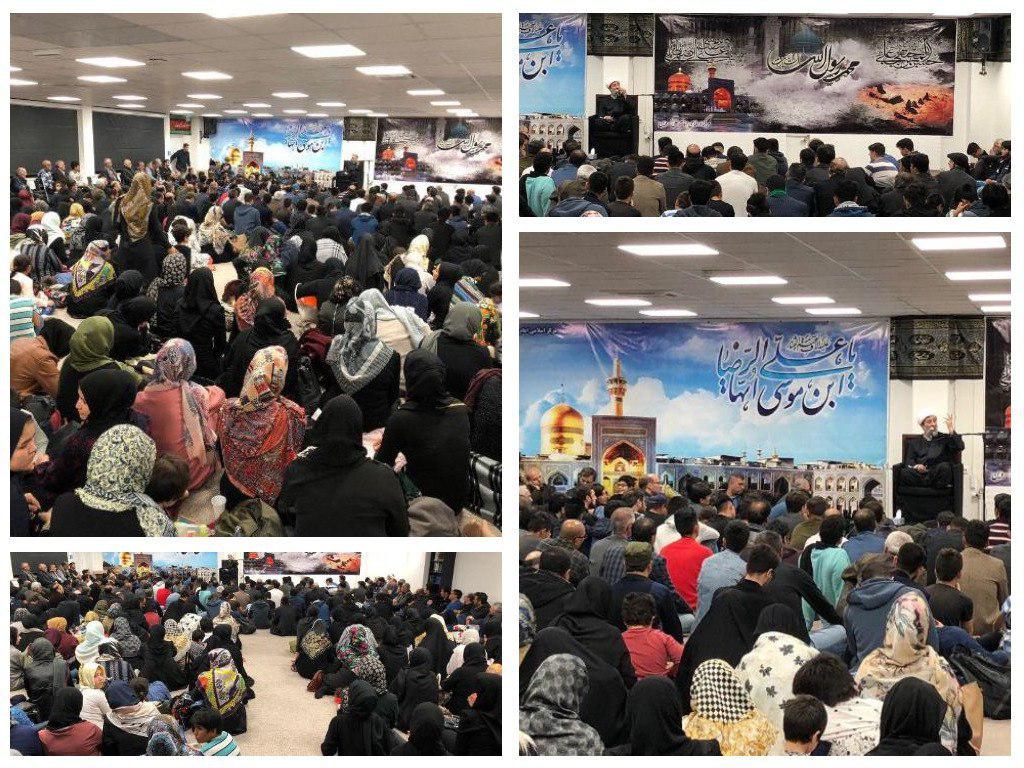 مسلمانان اتریش در سوگ پیامبر رحمت + عکس