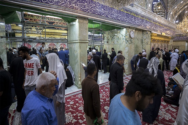 واکنش به دروغ‌پراکنی رسانه‌ها درباره اعتراضات کربلا / تکذیب تعطیلی حرم حسینی