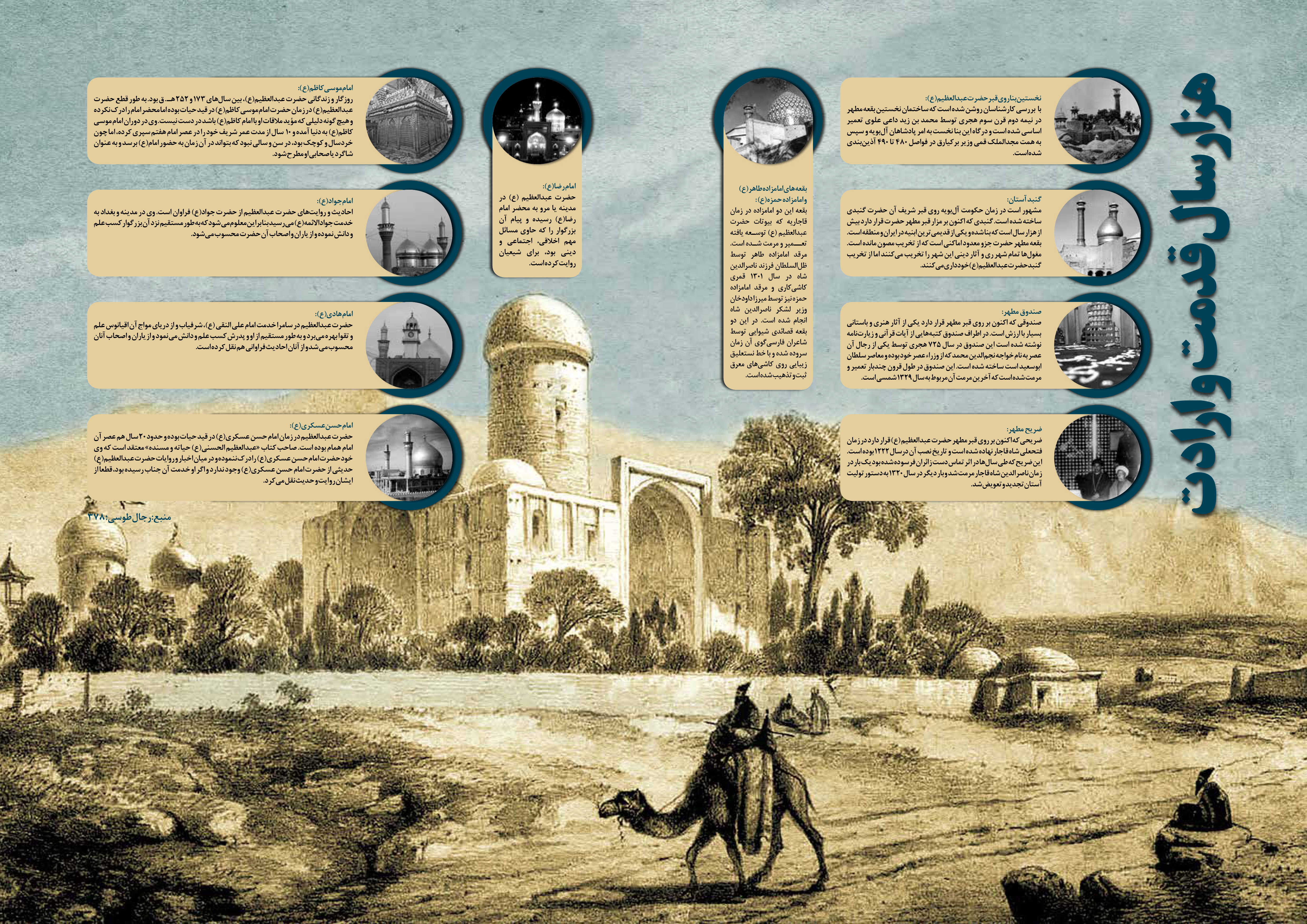 اینفوگرافیک/ هزار سال قدمت و ارادت