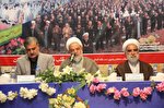 آئین تکریم امام جمعه شیروان برگزار شد