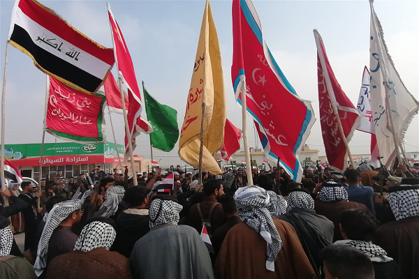 ادیت شده؛ ممانعت عشایر از ورود غیربومی‌ها به کربلا + عکس