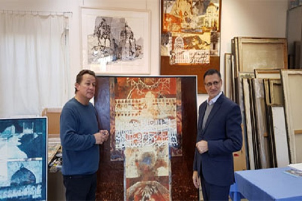 تلفیق معماری و خطاطی اسلامی در کارگاه هنری برلین