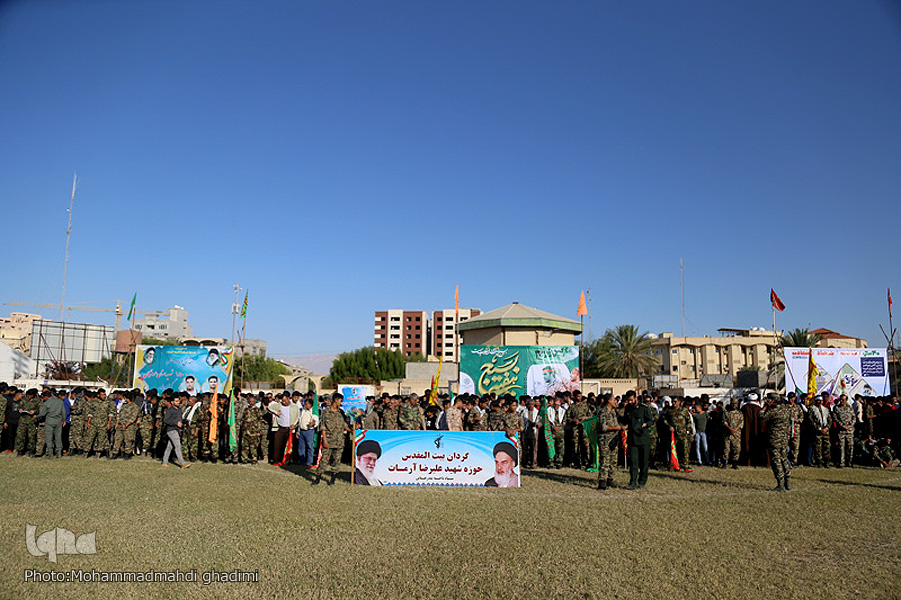 تجدید بیعت بسیجیان با مقام معظم رهبری و آرمان های امام خمینی(ره)