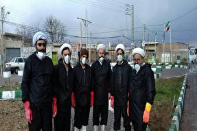 عکس | مقابله طلاب تبریزی با ویروس کرونا