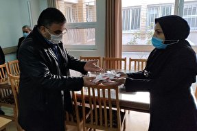 تجلیل هیئت امنای حسینیه اعظم زنجان از پرستاران