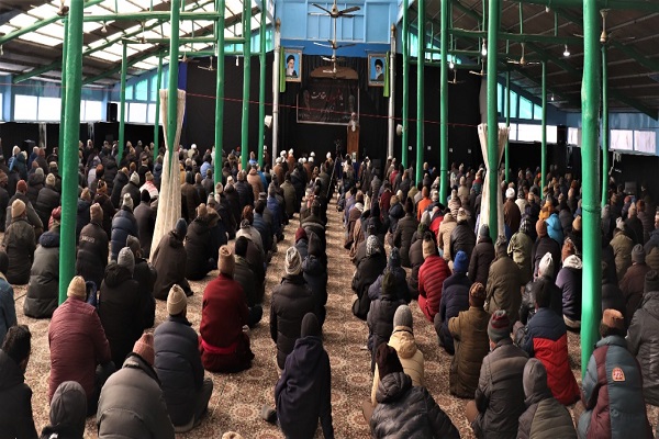 مراسم بزرگداشت شهید سلیمانی در شهر کارگیل هندوستان + عکس