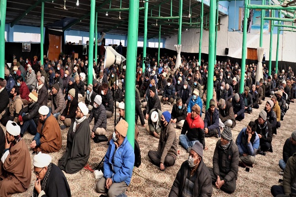 مراسم بزرگداشت شهید سلیمانی در شهر کارگیل هندوستان + عکس