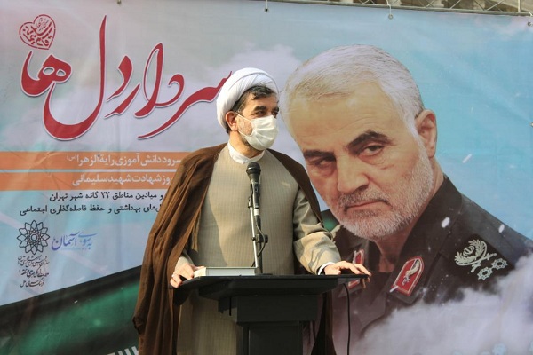 رونمایی از سردیس حاج قاسم سلیمانی، رونمایی از مقاومت است