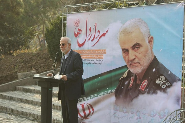 رونمایی از سردیس حاج قاسم سلیمانی، رونمایی از مقاومت است