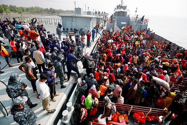 نگرانی در مورد وضعیت انتقال پناهجویان روهینگیا در بنگلادش+ فیلم