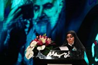 تندیس سردار حاج قاسم سلیمانی رونمایی شد / نامه سردار از زبان «فاطمه سلیمانی»