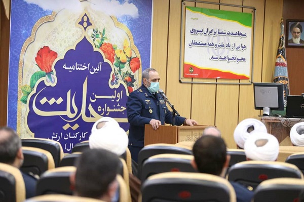 ارسالی////آیین اختامیه نهمین دوره جشنواره حدیث ارتش در نهاجا برگزار شد