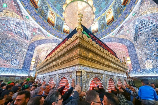 تصاویری از حرم علوی در سالروز شهادت حضرت فاطم(س)