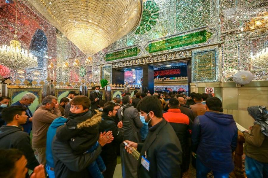 تصاویری از حرم علوی در سالروز شهادت حضرت فاطم(س)