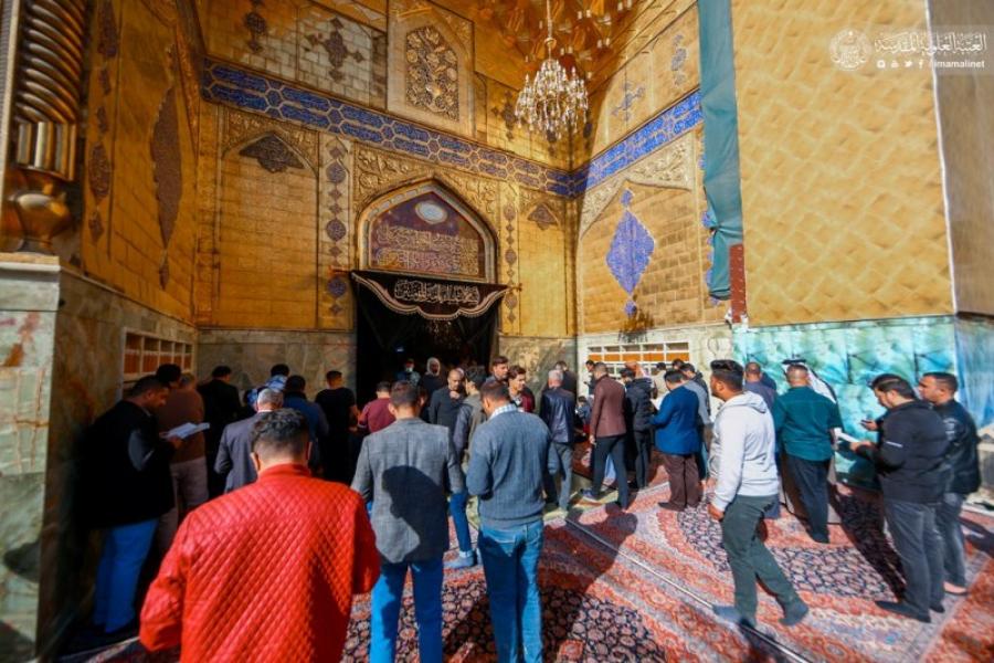 تصاویری از حرم علوی در سالروز شهادت حضرت فاطم(س)