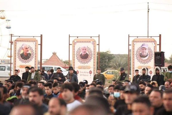 تاکید بر خروج اشغالگران آمریکایی در برنامه‌های سالگرد شهادت سرداران پیروزی + عکس