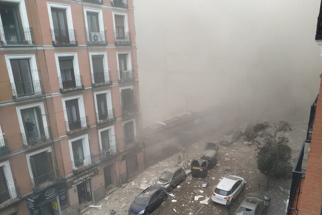 انفجار یک کلیسا در قلب مادرید