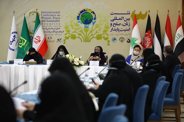 نشست بین المللی نقش زنان//خانوم بصیری