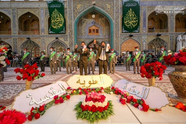 گرامیداشت اعیاد شعبانیه در حرم امیرالمومنین (ع) + عکس