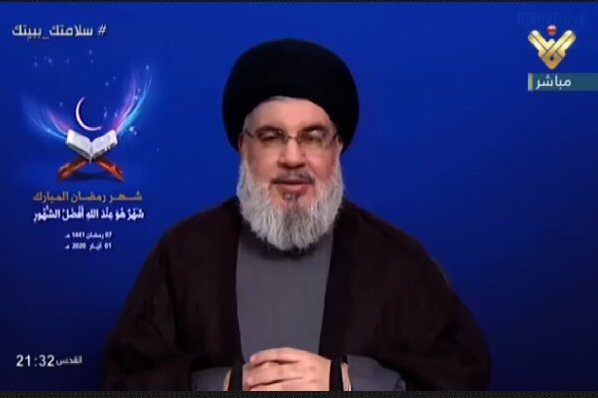 سخنرانی سیدحسن نصرالله آغاز شد سخنرانی سیدحسن نصرالله آغاز شد