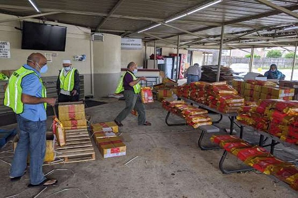 خدمات خیریه مساجد هیوستون با وجود شیوع کرونا