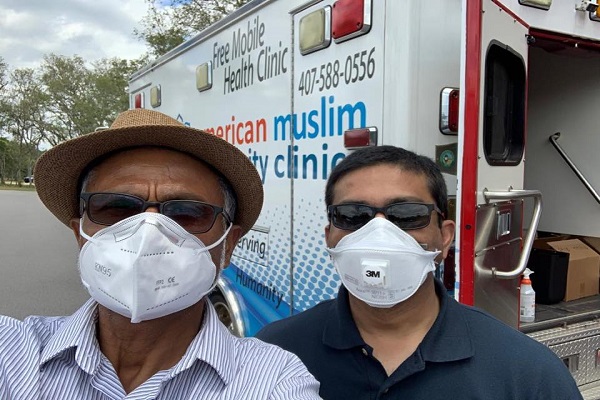 ارائه تست رایگان کرونا از سوی مسلمانان فلوریدا + عکس