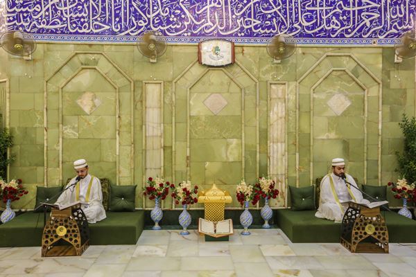 برگزاری مسابقات قرآن رمضانی در آستان حسینی/ مراسم ختم قرآن رمضانی در آستان عباسی +عکس 