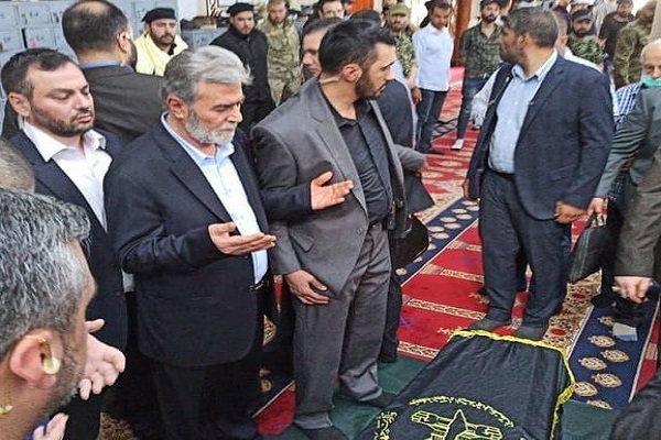 تاکید بر ادامه مسیر جهاد و مقاومت در تشییع رمضان عبدالله