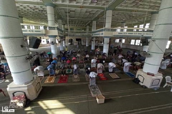 بازگشت نمازگزاران به مساجد شهر رفح فلسطین