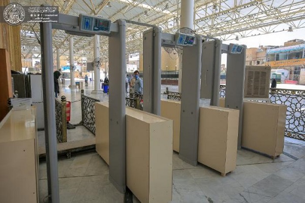 نصب گیتهای کنترل تردد زائران در حرم مطهر علوی نصب گیتهای کنترل تردد زائران در حرم مطهر علوی