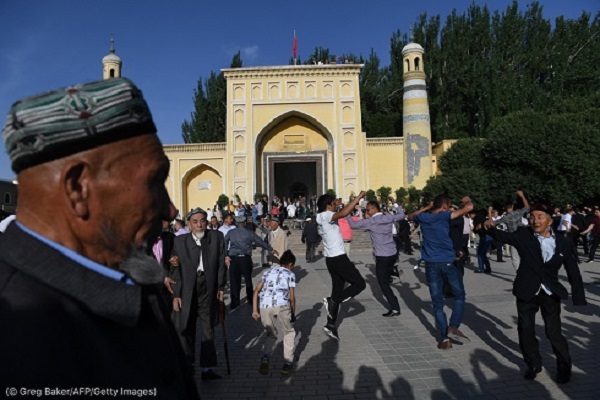 نمادهای اسلامی مسجد اویغورها در استان سین کیانگ چین برچیده شدند