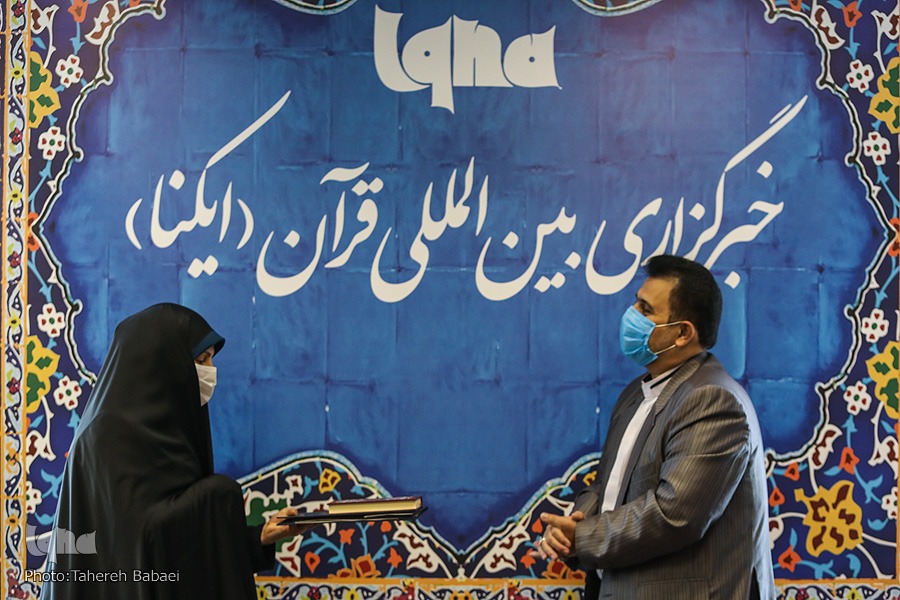 حضور مدیرکل قرآن، عترت و نماز وزارت آموزش و پرورش در ایکنا و تبریک روز خبرنگار