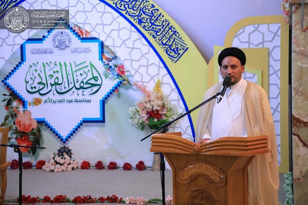 برگزاری محافل قرآنی به مناسبت عید غدیر خم در آستان علوی + عکس