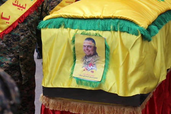 برگزاری مراسم تشییع مدافع حرم لبنانی چهار سال پس از شهادت + عکس