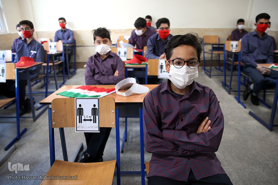 اینفوگرافی رعایت مسائل بهداشتی توسط دانش&zwnj;آموزان