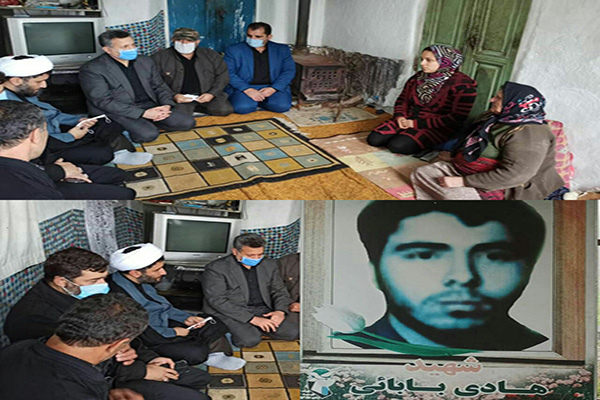 دیدار با خانواده شهید «هادی بابایی» در املش + تصویر