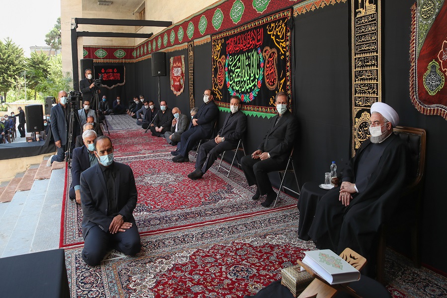 مراسم عزاداری امام حسین(ع) در دفتر ریاست جمهوری مراسم عزاداری امام حسین(ع) در دفتر ریاست جمهوری