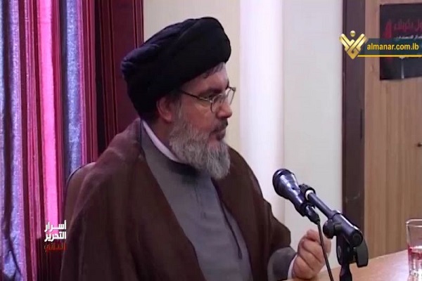 انتشار فیلم گفت و گوی دبیرکل حزب الله با رزمندگان قبل از نبرد «القصیر» سوریه