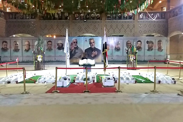 فیلم | فریاد حمایت از سرداران مقاومت در ورود به حرم حسینی