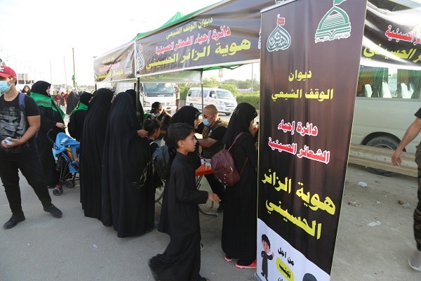 برپایی پایگاه‌های آشنایی با بیماری کرونا در مسیر پیاده‌روی اربعین +فیلم و عکس