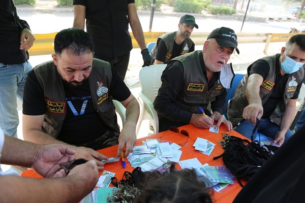 برپایی پایگاه‌های آشنایی با بیماری کرونا در مسیر پیاده‌روی اربعین +فیلم و عکس