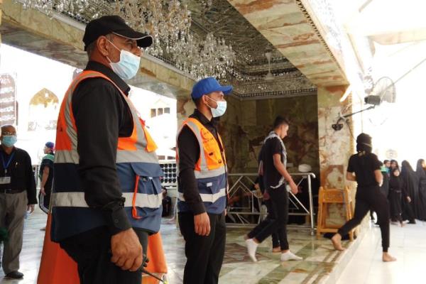 ادامه خدمات رسانی به زائران اربعین از سوی آستان علوی +عکس