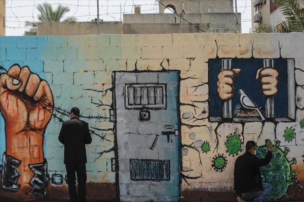 اعتصاب غذای 40 اسیر فلسطینی در حمایت از «ماهر الاخرس»