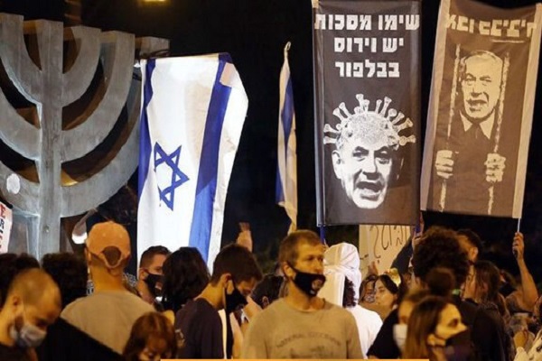 ادامه اعتراضهای گسترده علیه نتانیاهو در فلسطین اشغالی